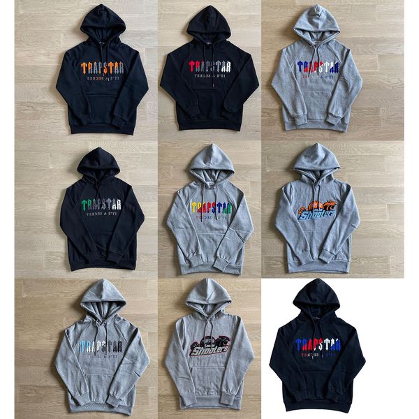 Erkek Hoodies Sweatshirtler Trapstar Polar Tasarımcılar Kıyafet Tasarımcısı T Ceket Kış Coats Sweatshirt kapüşonlu kapüşonlu kazak Euro Boyut