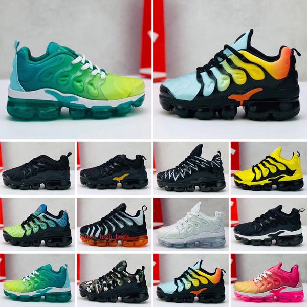 

tn kids shoes sandals triple black infant sneakers rainbow children sports 23-35