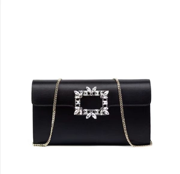 

high-end classic imported silk satin fabric evening bag clutch fashion envelope banquet evening bags designer wedding dinner hanbag