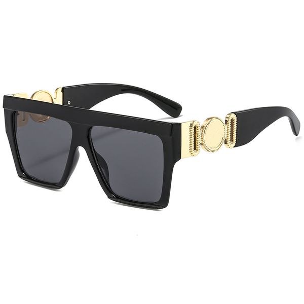 A112 Big Fashion en Women Square Frame Sun Glasses UV400 Óculos de sol ao ar livre Wom vidro