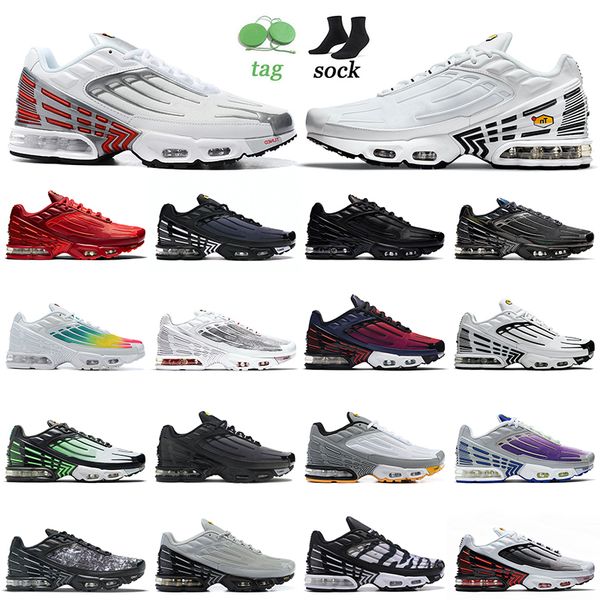 

2022 sports tuned cushion running shoes tn plus 3 sneakers multi white silver crimson red obsidian purple grey green and aqua volt graphy pa
