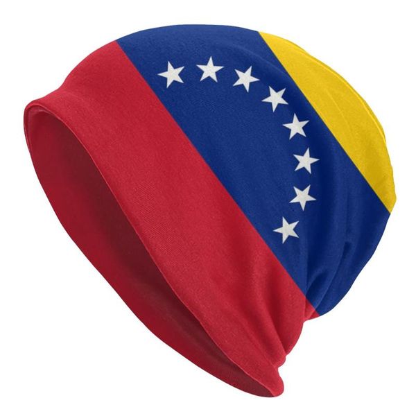 Берец Флаг Венесуэлы Шинги Кэпс мужчина женщин унисекс тренд зимний теплый вязаный шляпа Взрослые капоты Хэтсбереты