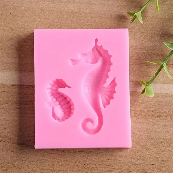 BOOKANT FONDANT BOLO Bolo de molde Conch Shell Silicone Mold Mermaid Tail Chocolate Cakes Ornament