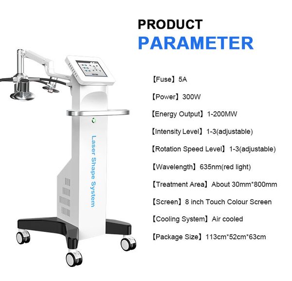 2022 mais novo Equipamento de Slimming a laser LIPO 6D Luz verde 532 nm Foco na máquina de lipolaser da camada gorda