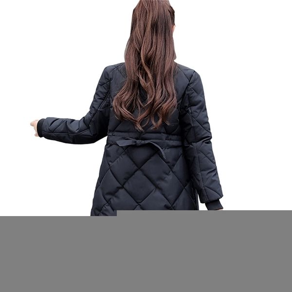

women parka woman winter quilted down big yards lady jacket coat m998 y201012, Black