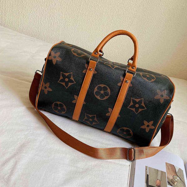 

duffle bags fashion men's single shoulder messenger portable travel bag women's yoga fitness short distance travel bag 220707
