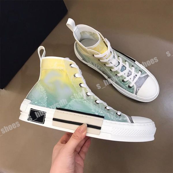

designer sneakers casual shoes b23 oblique technology casual shoes low shoe high sneakers women casual fashion leather