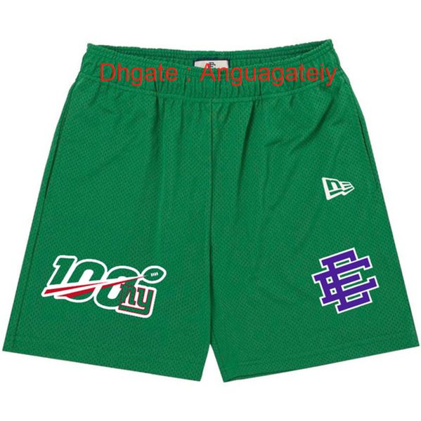 

fashion men's eric emanuel ee casual shorts classic brand basic men women new york city skyline fitness sports beach pants summer gym w, White;black