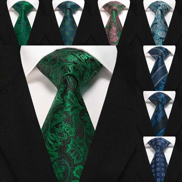 Fliegen EASTEPIC Blaue Krawatten für männliche Freunde, grün mit Blumenmuster, rote Accessoires aus Jacquard, weiße Hemden bei Hochzeiten