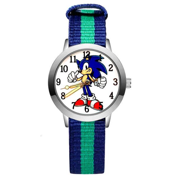

watch jewelrfashion wrist watches cute cartoon hedgehog style children kids student girls boys quartz nylon strap clock ja227, Slivery;brown
