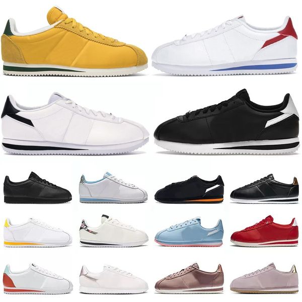 

cortez men women casual shoes sneaker forrest gump black white bronze psychic blue pale ivory metallic gold oregon bone pack mens trainers s