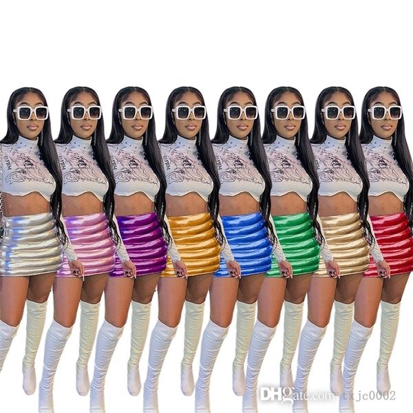 

autumn winter womens skirts dress outfits clothing fashion new bright color plush mid waist bag hip mini skirt, Black