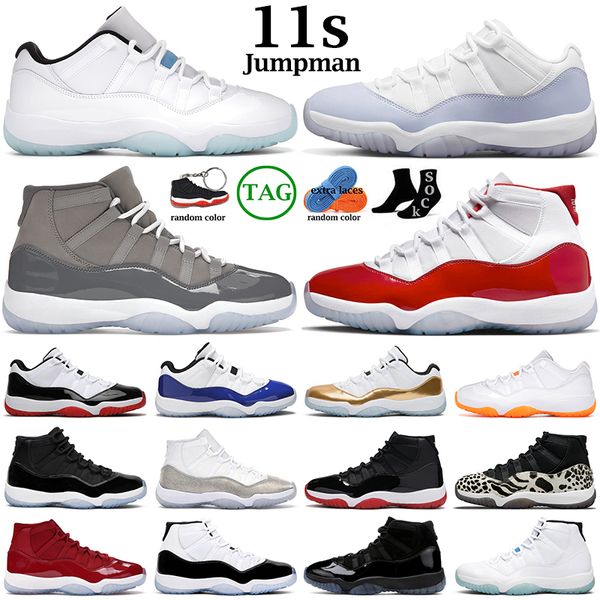 

basketball shoes men women 11s 11 cherry cool grey jubilee 25th anniversary bred concord cap and gown mens trainers outdoor sports sneakers
