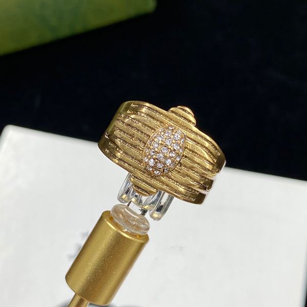 

2022 designer extravagant love ring gold stainless steel letter rings fashion women men wedding jewelry set auger lady party gifts with box, Silver