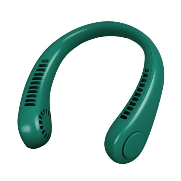 

easyacc fan mini bladeless fan hanging neck leafless rechargeable mute sports for home outdoor portable fans 5