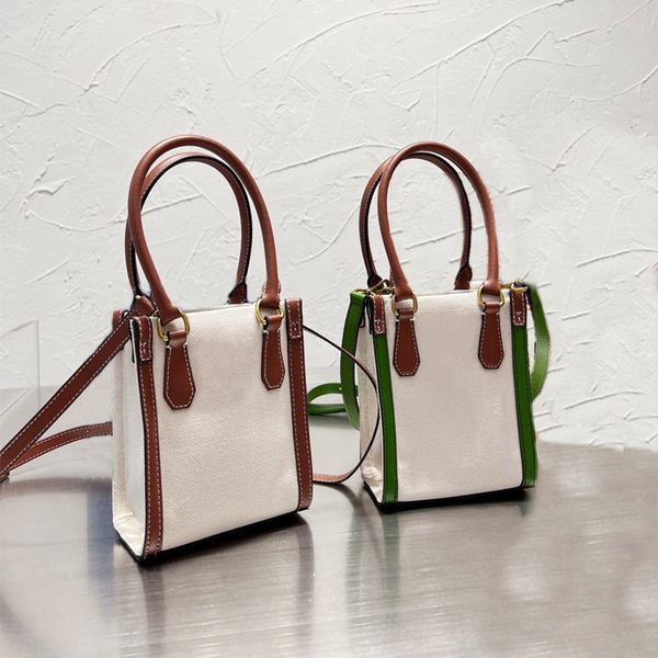 

woman mini canvas ella bags the tote bag designer crossbody bag luxury handbag single shoulder fashion phone purse letter 2022