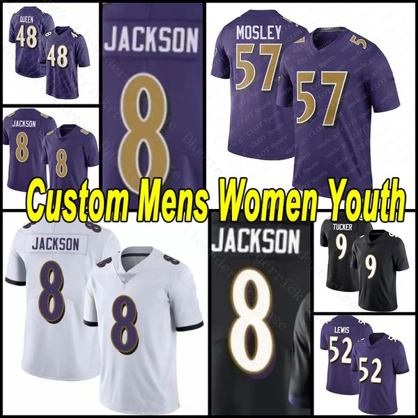 

8 lamar jackson custom mens 12 rashod batema marlon humphrey j.k. dobbins football raven jerseys mark andrews patrick queen ray lewis women, Black;red