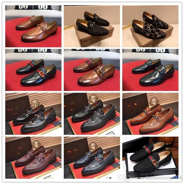 

a2 2021 designer mens shoes loafers black red spike patent leather slip on dress wedding flats bottoms shoe for business party siz168c