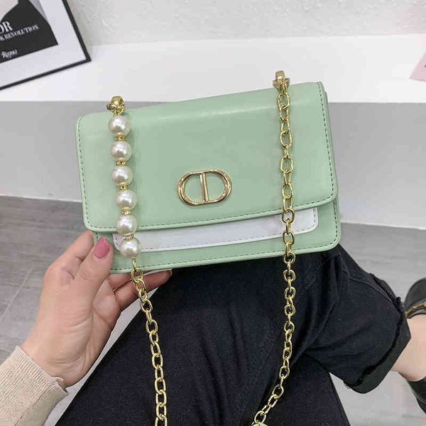 

50% off online outlet shop bag spring fashion pearl chain one shoulder armpit high texture versatile bag