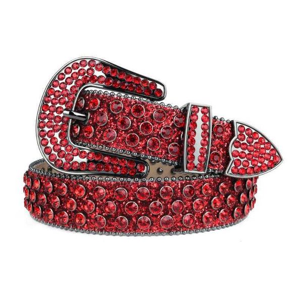 

belts fashion red western rhinestone luxury strap studded belt for men cinto diamante buckle bling cinturones para hombre, Black;brown