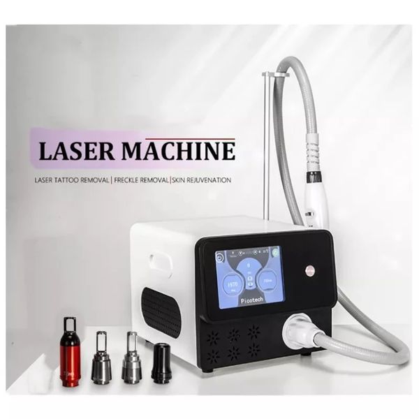 2023 Ultimi articoli di bellezza 532nm 755nm 1320nm 1064nm Professional Q Switch ND Yag Laser Tattoo Removal Picosecond Laser Machine per Salon