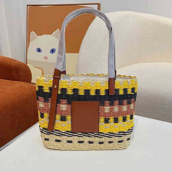 

shoulder bag straw basket bags weaving bag designer handbags fashion crossbody bag vintage women handbag grass ladies purses beach travel 23