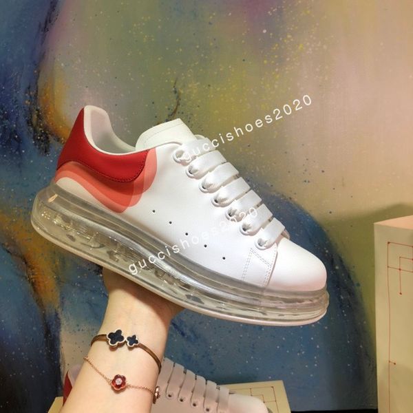 

2022 white breathable shoes luxury design mens spring new womens casual shoes fashion trend leather sports sneakers size35-46 yn200823, Black;red