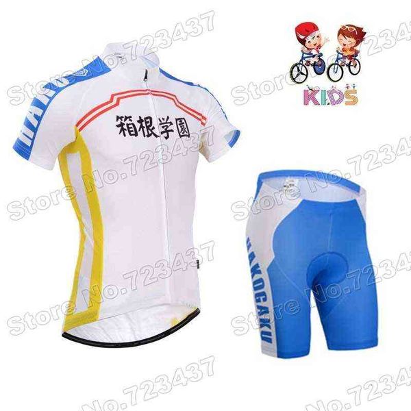 

yowamushi pedal hakogaku kids cycling jersey sets cartoon anime boys girls cycling clothing road bike suit shirts suit maillot, Black;red