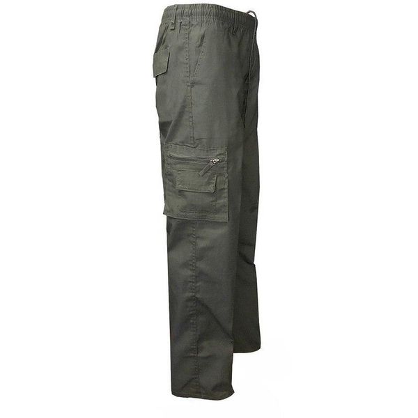 

men's pants men lightweight breathable quick dry autumn casual solid military style trousers tactical, Black