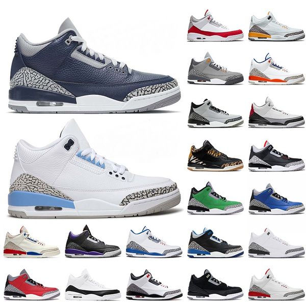 

pine green 3 men basketball shoes 3s black cement racer blue fire cardinal red court purple cool grey unc laser orange katrina mens sneakers