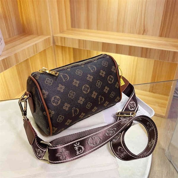 

shop online 85% off high sense fashion wide shoulder belt single shoulder bag printed boston small bag
