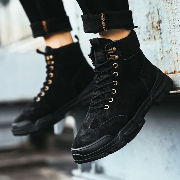 

f004 ankle boots men sneakers trainers casual skateboard shoes university blue dark mocha bred shadow twist classic mens black grey eur39-44