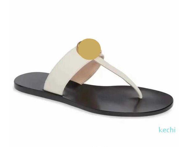 

fashion men women's flats casual sandals beach slippers leather shoes flip flops sandal aag492, Black