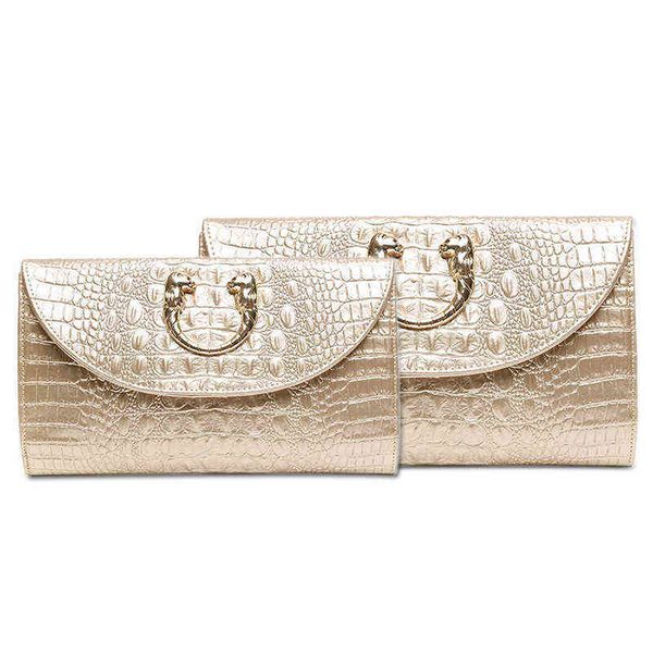 

leather clutch women's bag seasonal winter pattern handbag women's chain bag single shoulder diagonal dinner wallet 220712, Red;black