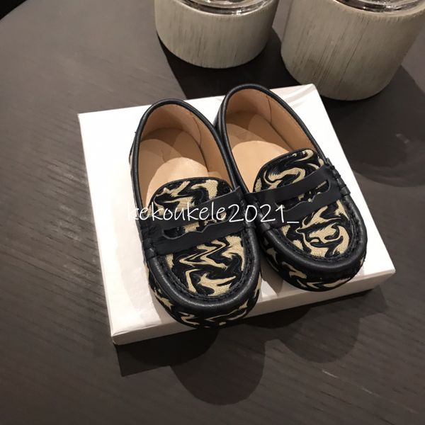 

1-3yrs infant baby shoes first walkers kids boys girls toddler canvas leather flats newborn shoe with box