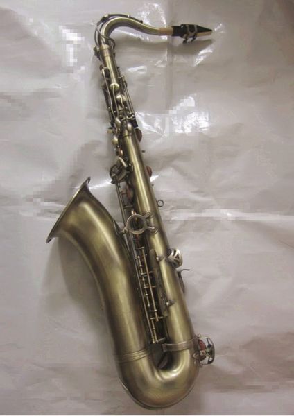 

real picture tenor saxophone musical instrument perfect sound brass antique copper surface bb tone sax with case mouthpiece free