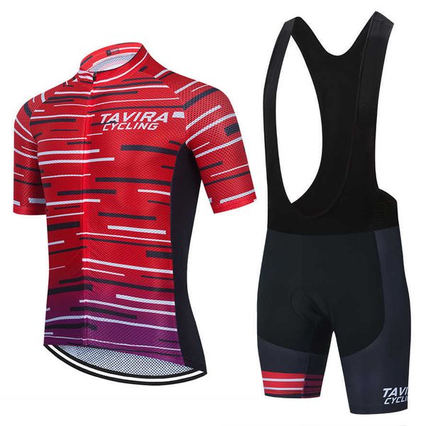 

2022 new tracksuits cycling jersey suit red tavira maillot culottes mtb ropa ciclismo men shorts, Gray