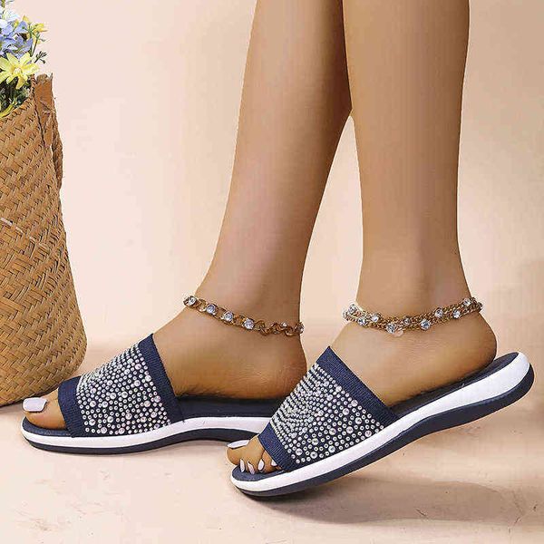 

2022 new summer slipper women new design link chain beach indoor colorful outside suitabale female wearing sandals y220412, Black