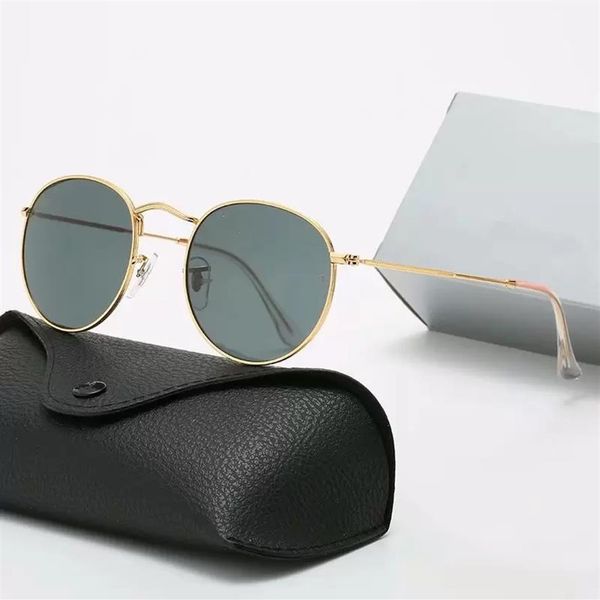 

2022 luxury designer sunglasses brand uv400 eyewear metal gold frame sun glasses men women mirror sunglasses polaroid glass lens w234s, White;black