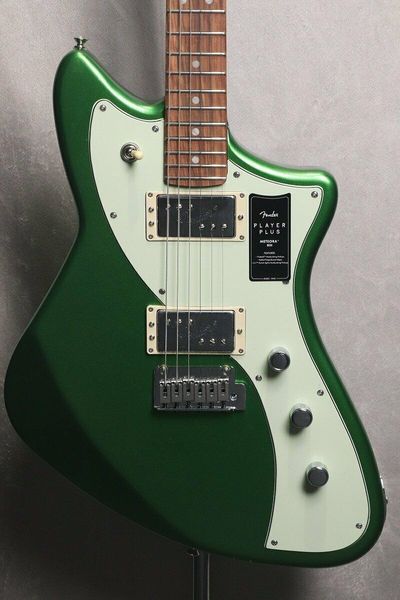 

player plus meteora hh pau ferro fingerboard cosmic jade electric guitar
