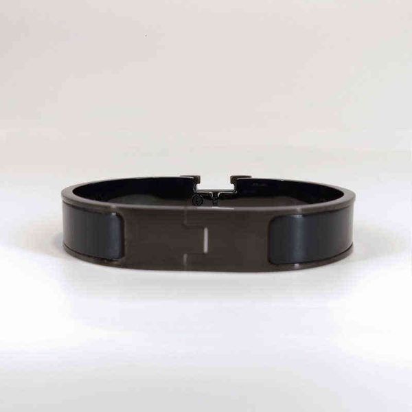 

2022 designer bracelet designers mens gold bracelets bangles gold/silver version stainless steel women and men designer jewelry, Black