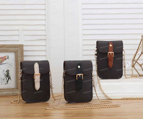 

mobile bag women's cross body bag designer fashion lightweight mini wallet versatile luxury vertical chain shoulder bag lipstick packs