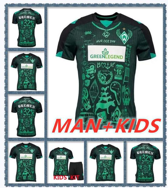 

2021 22 werder bremen special soccer jerseys 2022 2023 23 how deep is your love ducksch bittencourt friedl veljkovic schmid agu jersey footb, Black;yellow