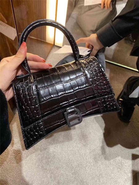 

designer luxury b bags handbags alligator balencaigass hourglass xs s one hand women's shoulder crossbody bag