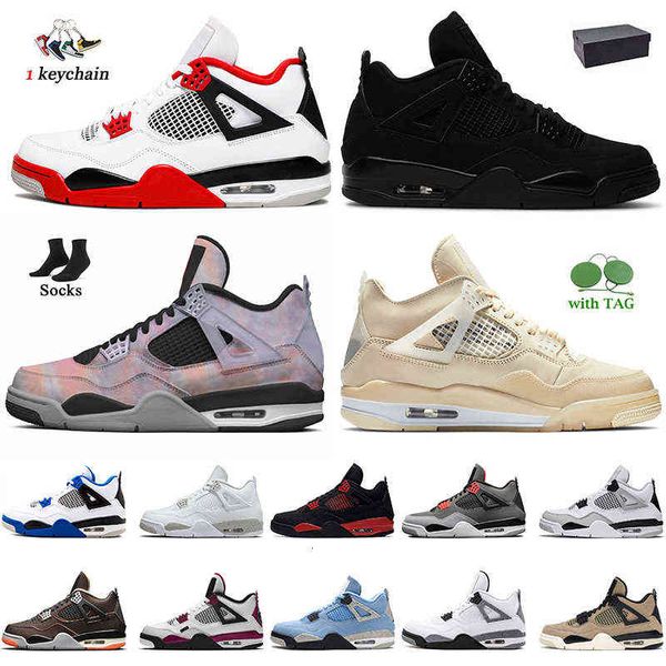 

high og jumpman 4 zen master basketball shoes 4s red thunder infrared women mens