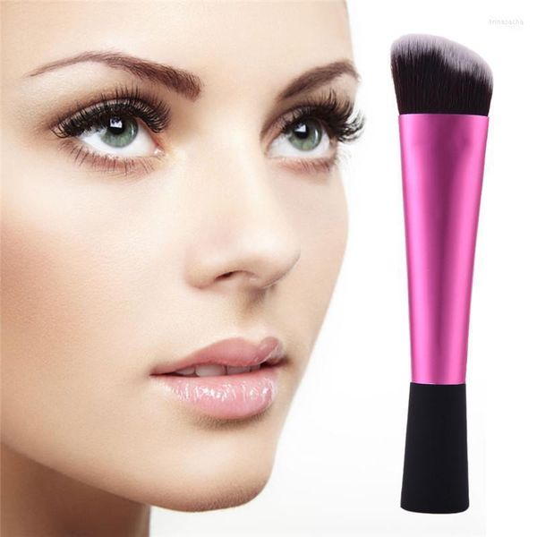 Pennelli trucco all'ingrosso- Vendita Stage Home Make Up Brush Powder Foundation Sculpting Bevel Trimming Pincel Maquiagem Tools Free Trin22