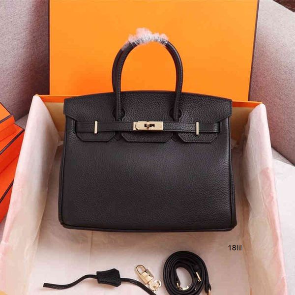 

designer bags birkins herme calf women handbag deigner leather tote bag quaty handbag pure ladie crobody back bag firt layer lychee 18lil