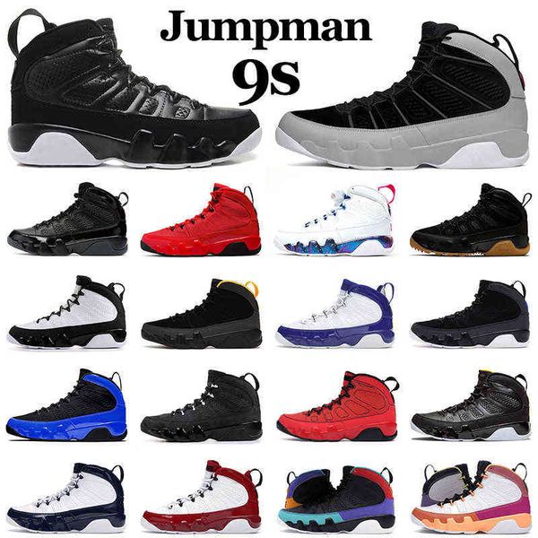 

men basketball shoes 9 9s mens trainers sport sneakers particle grey bred chile red racer university blue gold space jace walking jogging