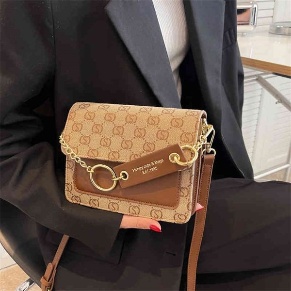 

spring and summer single foreign style single messenger fashionable chain work commuting women's design purses online