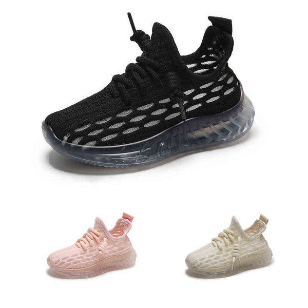 

new kids sneakers girls running shoes children's spring mesh breathable nonslip soft sole casual sneakers boys sport shoes g220810, Black;red